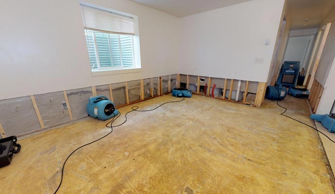 Water damage restoration service