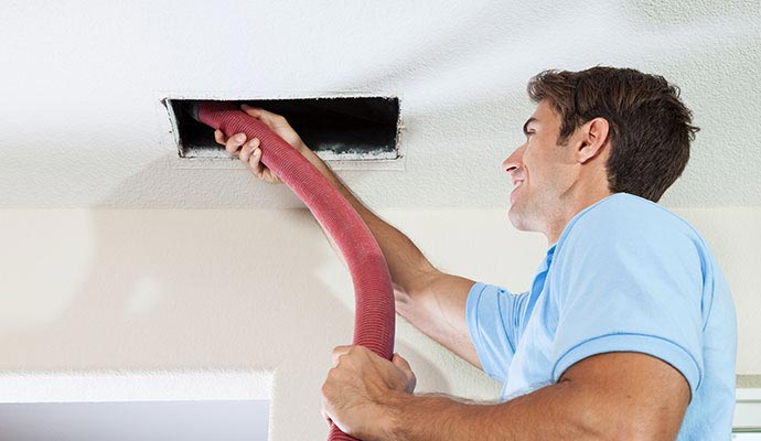 Duct system smoke removal service