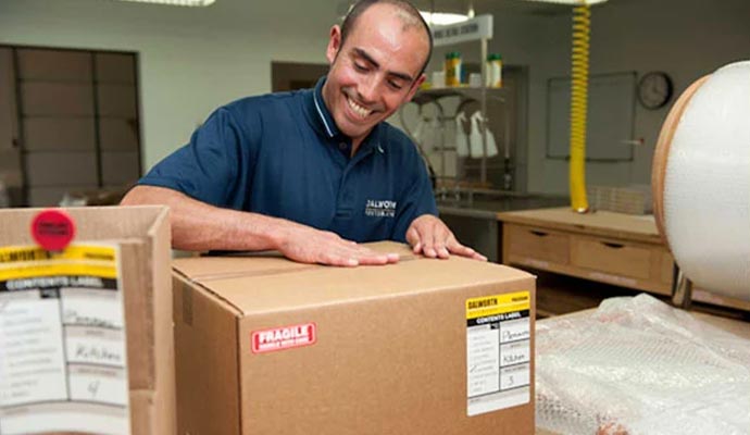 Professional content packout service