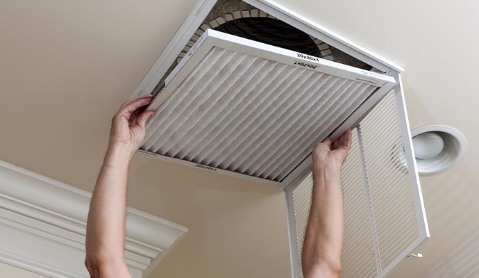 Professional HVAC vent cleaning service