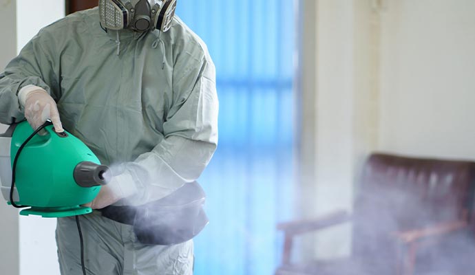 Professional smoke odor removal service