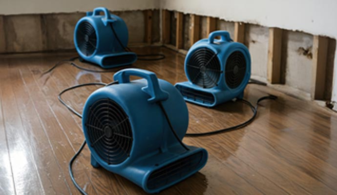 Water damage restoration service