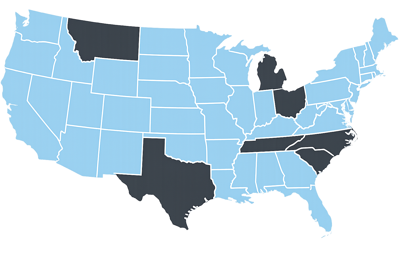 Map of FLEET Response service area