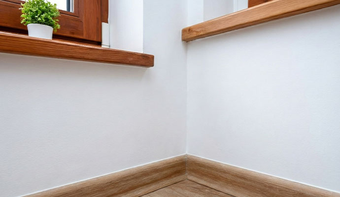 Moldy bathroom before