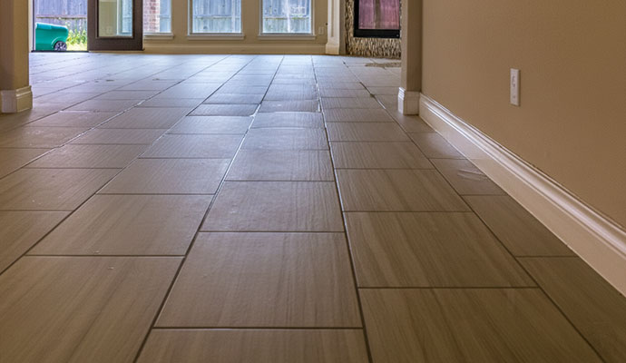 Water damaged room before restoration